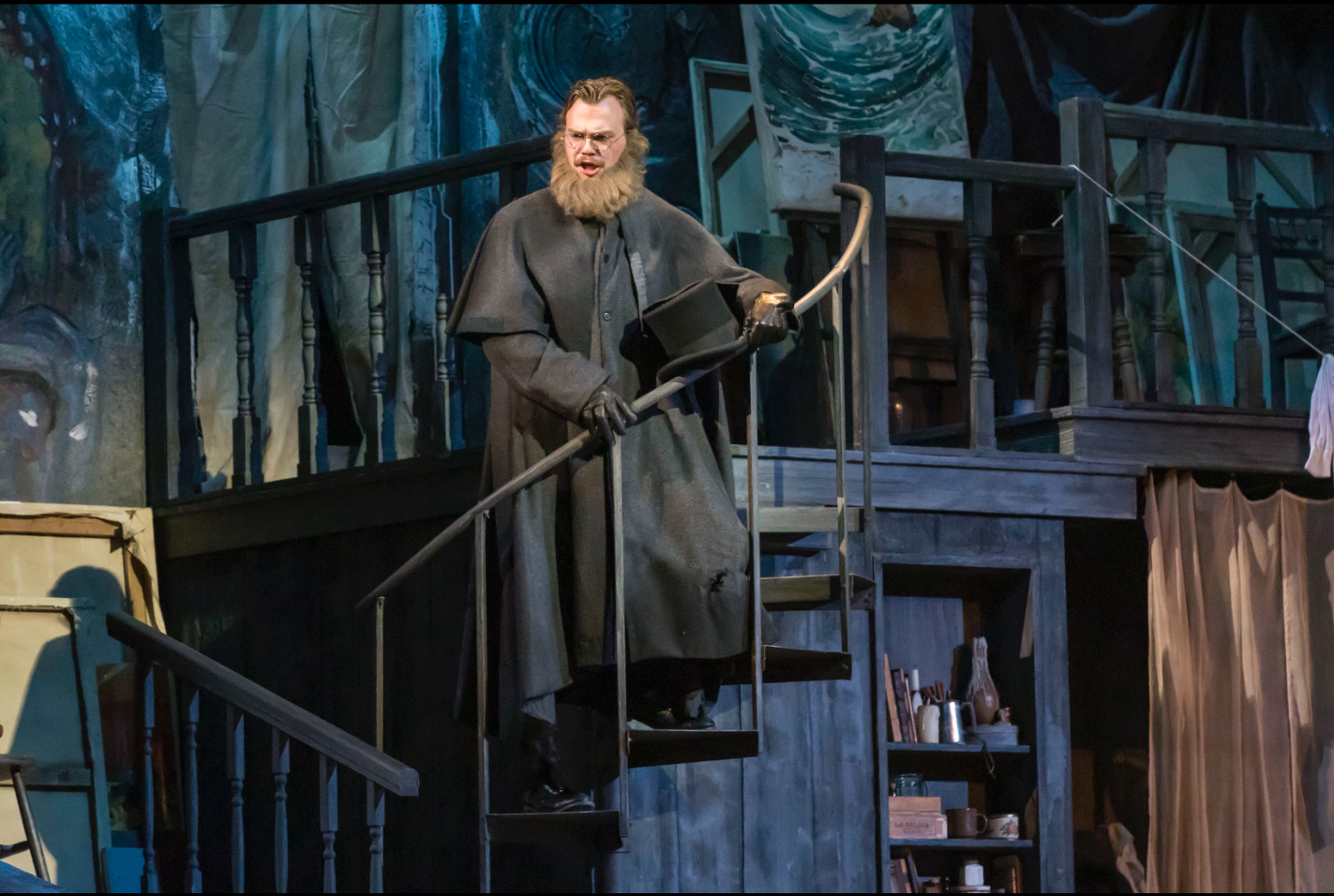 Aiden Collawn as Colline in La bohème