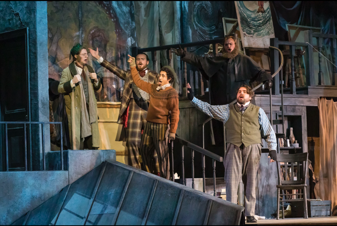 Aiden Collawn as Colline in La bohème