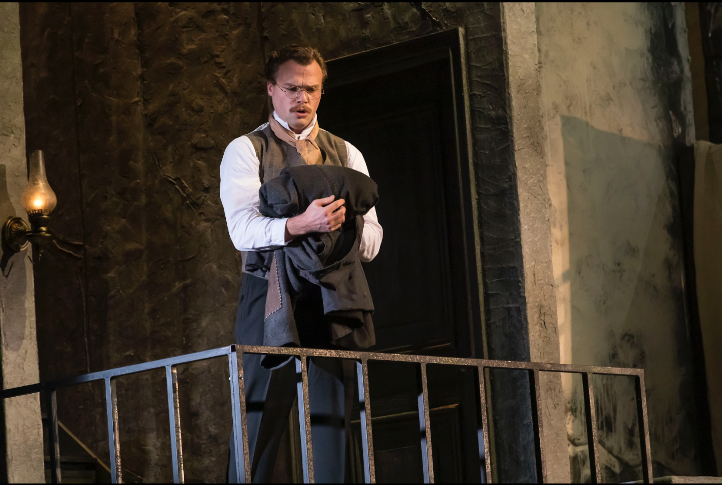 Aiden Collawn as Colline in La bohème