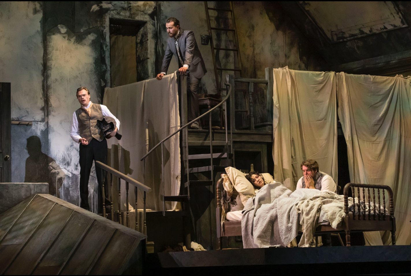 Aiden Collawn as Colline in La bohème