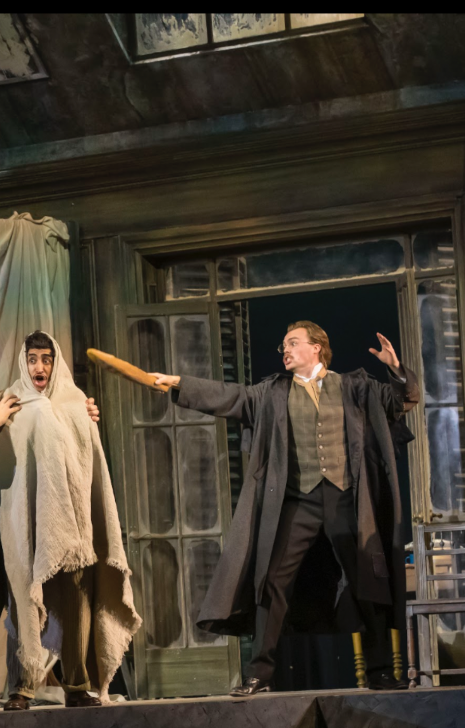 Aiden Collawn as Colline in La bohème
