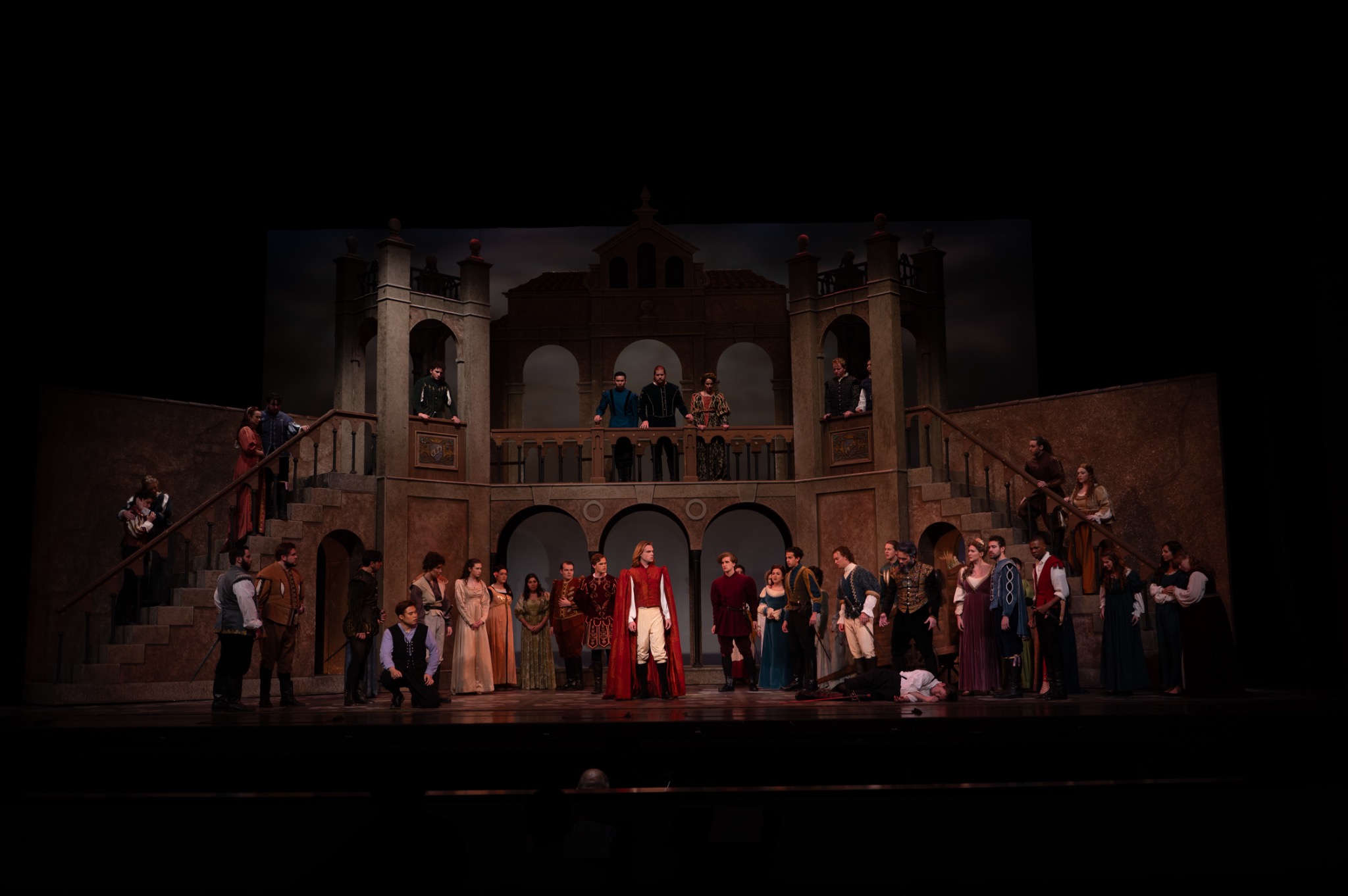 Aiden Collawn as Le Duc in Roméo et Juliette